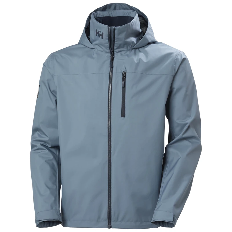 Helly Hansen Men's Crew Hooded Jacket 2.0, Navy, S