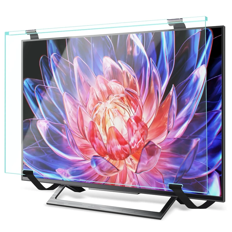 Ninonly 32 Inch TV Screen Protector, HD Clear Display Protector Panel, Acrylic Protective TV Screen Protectors for Single/Dual-point Support TV/Wall-mounted TV/Computer Monitor