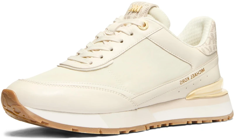 Michael Kors 43R5NOFS1L-170 NOVA Trainer Women Vanilla MLTI UK 5.5