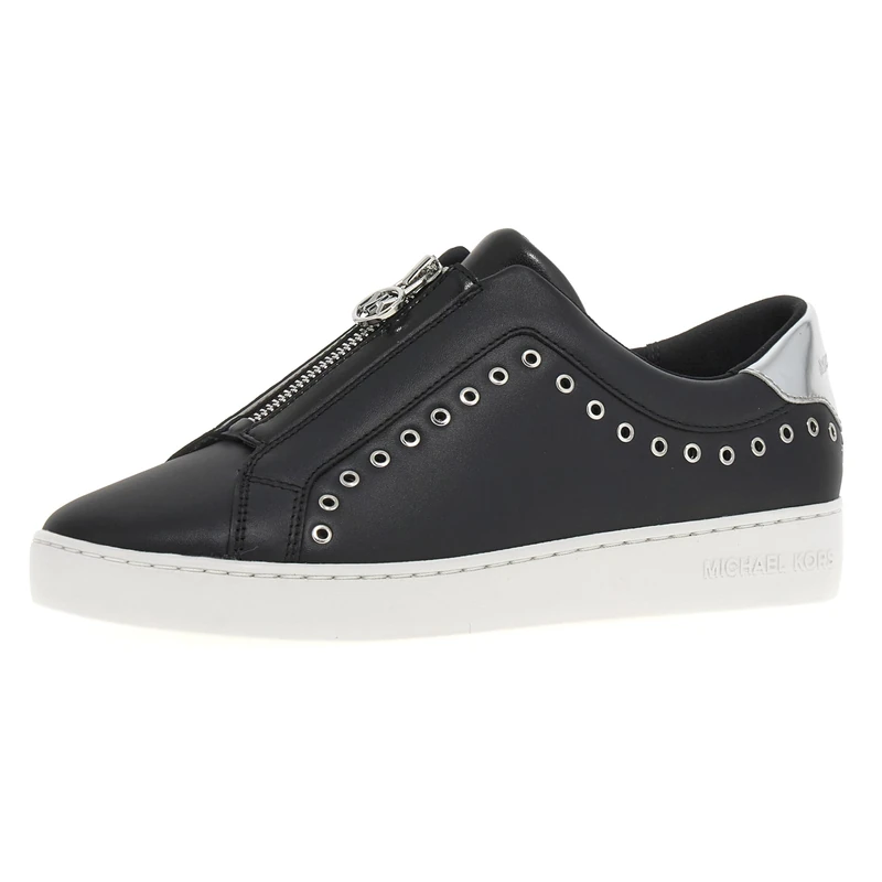 Michael Kors 43R5KEFP3L-001 Keaton Zip Slip ON Women Black UK 6