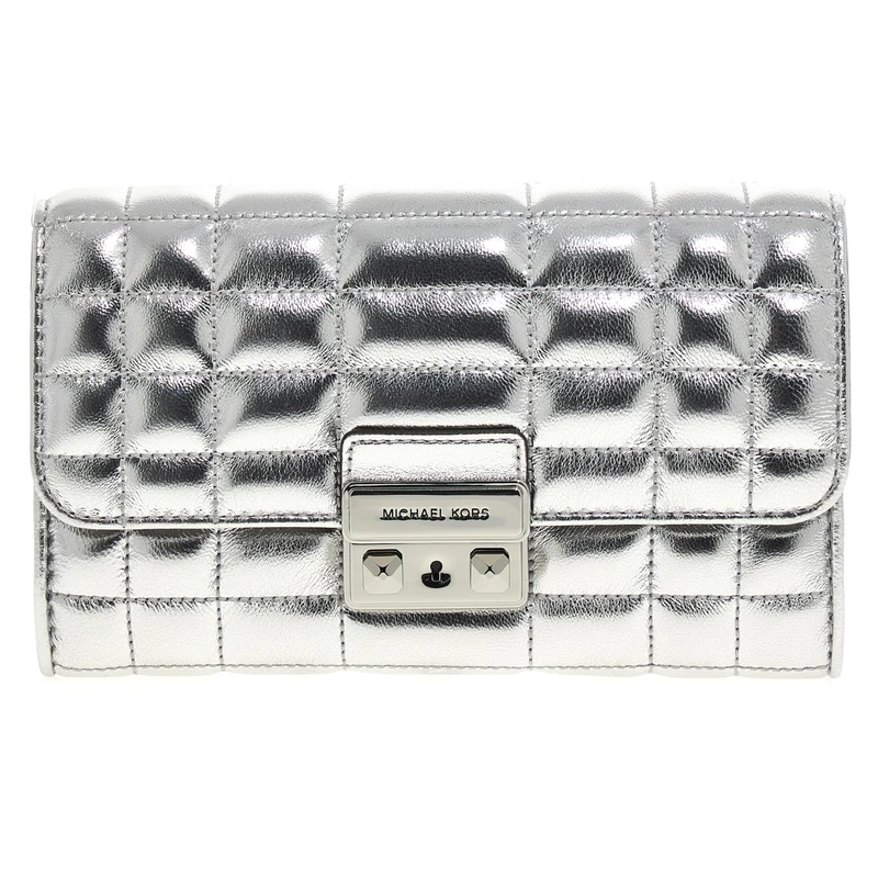 Michael Kors 32S4S2RC9K-040 LG WLLT ON CHN XBODY Female SILVER Size One Size