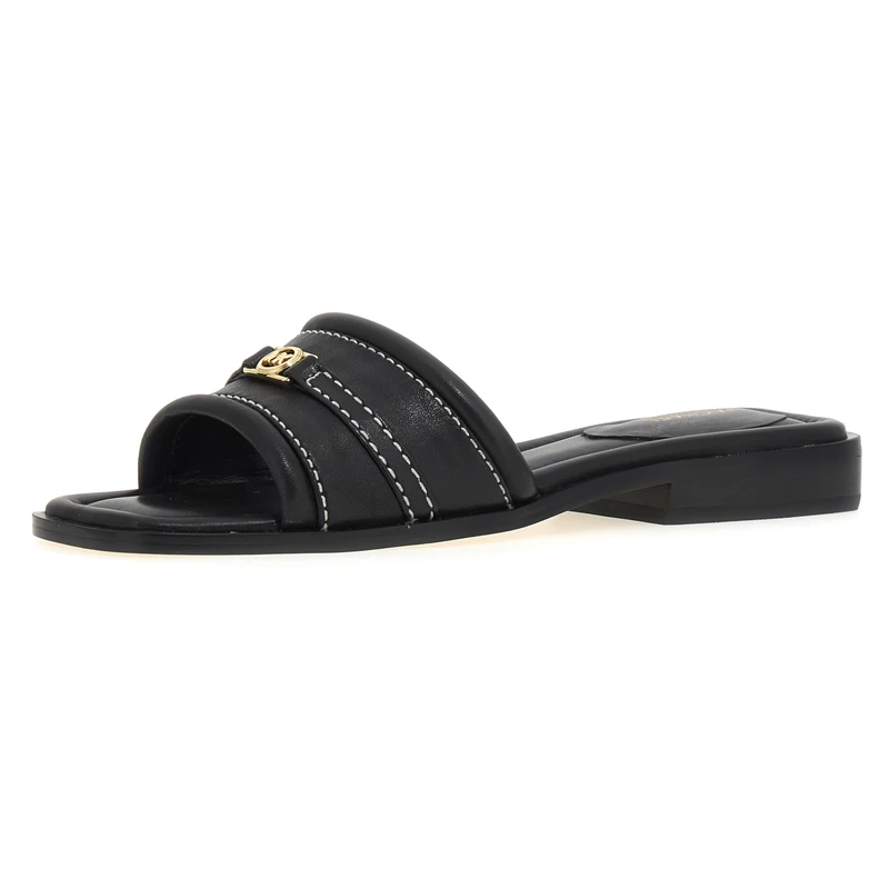 Michael Kors 40R5MAFS2L-001 MANDY SLIDE SANDAL Women BLACK UK 6