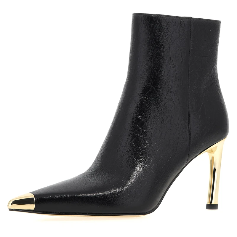 Michael Kors 40R5KAHE6L-001 KASIA HEELED BOOTIE Women BLACK UK 5