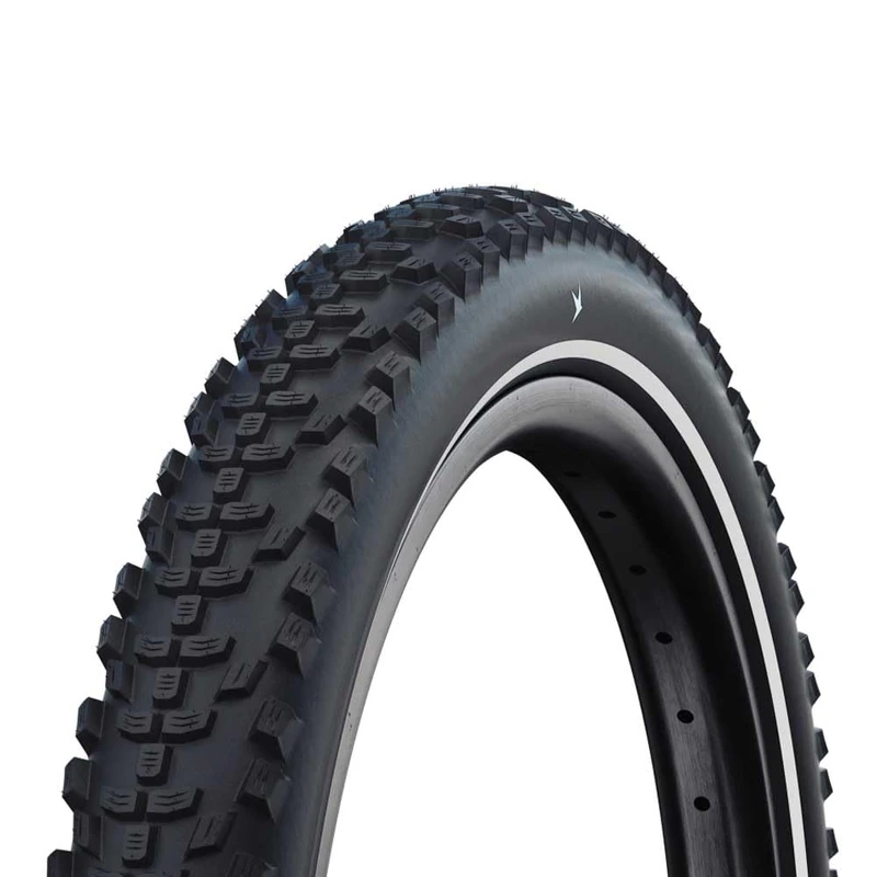 Schwalbe Smart Sam Cargo, Addix E, Super Defense Wired Tyre, Black/Reflective, 24x2.35 (60-507)