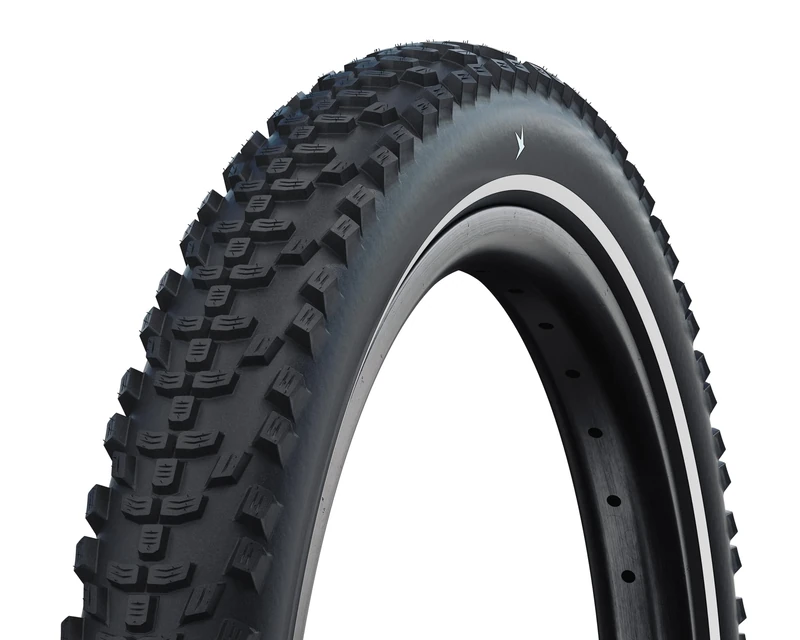 Schwalbe Smart Sam Cargo, Addix E, Super Defense Wired Tyre, Black/Reflective, 20x2.35 (60-406)