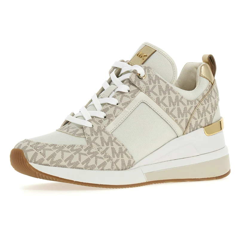 Michael Kors 43F4GEFS1B-150 Georgie Trainer Women Vanilla UK 5