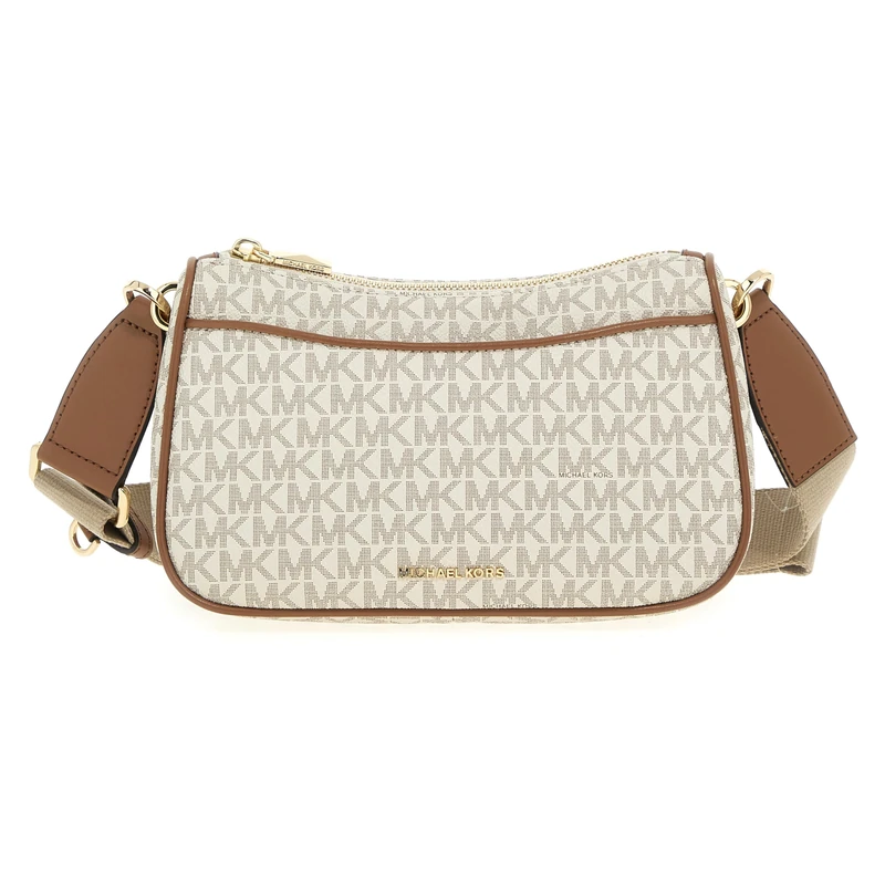 Michael Kors 32S3GJ6C8B-149 MD TZ PCH XBODY W/STRAP Female VANILLA/ACRN Size One Size