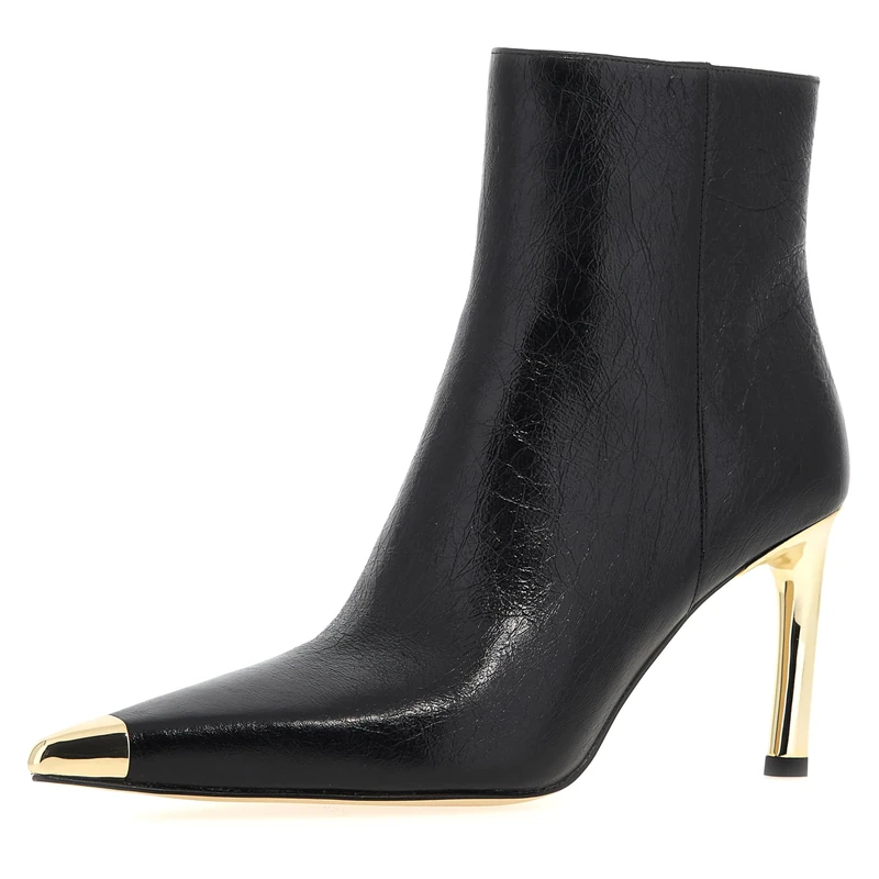 Michael Kors 40R5KAHE6L-001 KASIA HEELED BOOTIE Women BLACK UK 4