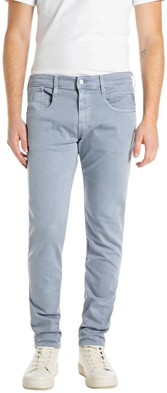 Replay Men's Anbass Jeans, 781 Perwinkle, 33 W/34 L
