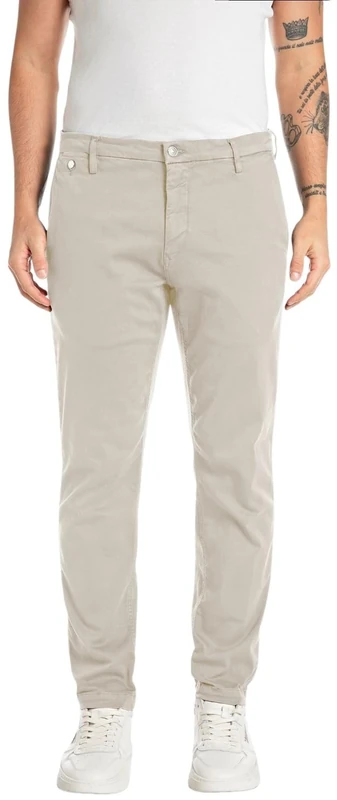 Replay Men's Benni Jeans, 604 Moon Grey, 28 W/34 L