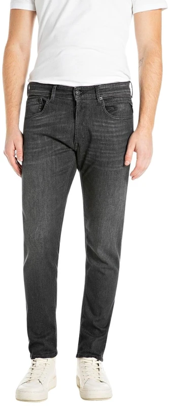 Replay Men's Willbi Jeans, 097 Dark Grey, 34 W/32 L