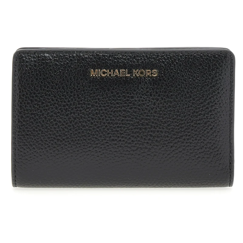 Michael Kors 32R4G8ED6L-001 MD SNAP ZA Wallet Female Black Size One Size