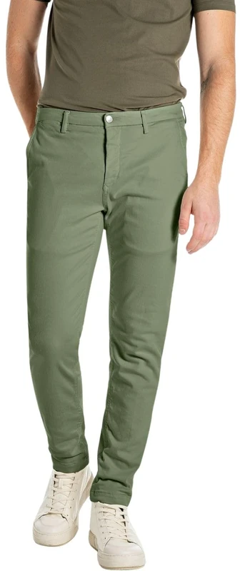 Replay Men's Zeumar Jeans, 850 Army Green, 36 W/32 L