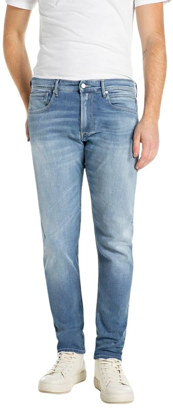 Replay Men's Willbi Jeans, 009 Medium Blue, 31 W/32 L