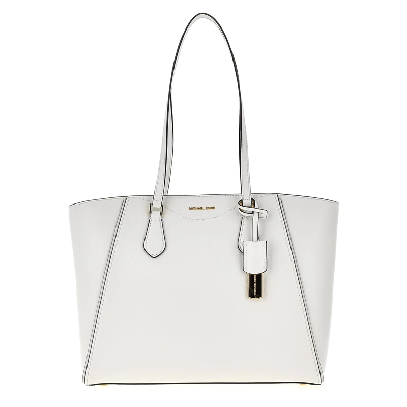 Michael Kors 30F4GTBT7L-085 LG MF TZ TOTE Female OPTIC WHITE Size One Size