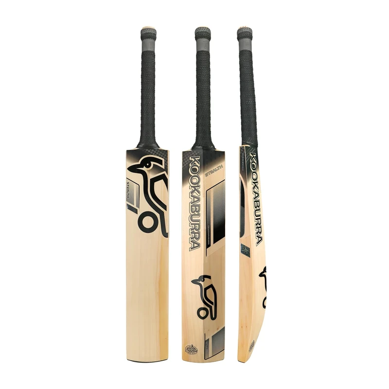 Kookaburra Stealth 1.1 Cricket Bat - Small Adult, Black