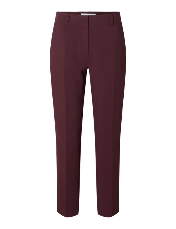 SELECTED FEMME Slfrita-Ria Mw Crop Pant Mel Noos, FIG, 8