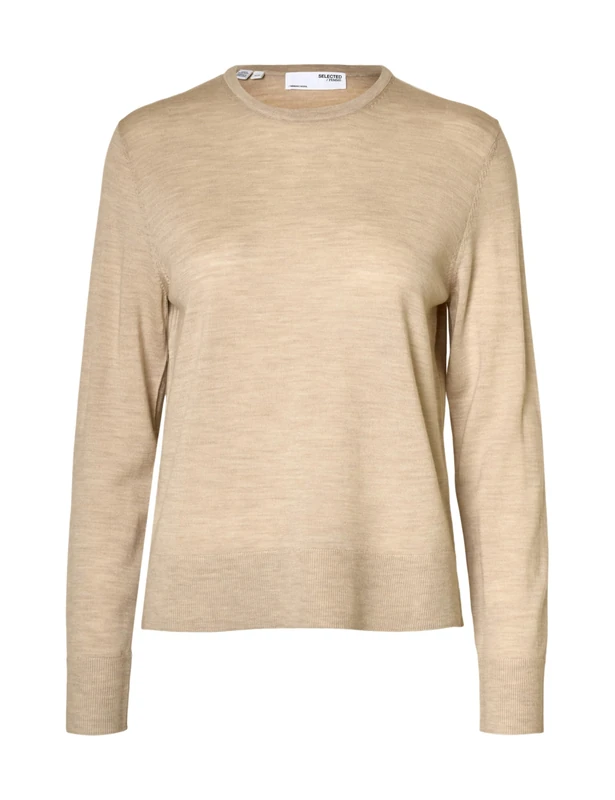SELECTED FEMME Female Pullover 100% Merino Wool