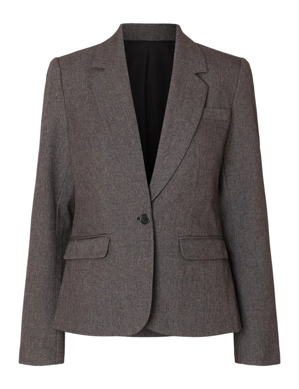 SELECTED FEMME Women's Slffitted Alma Blazer, Black, 8