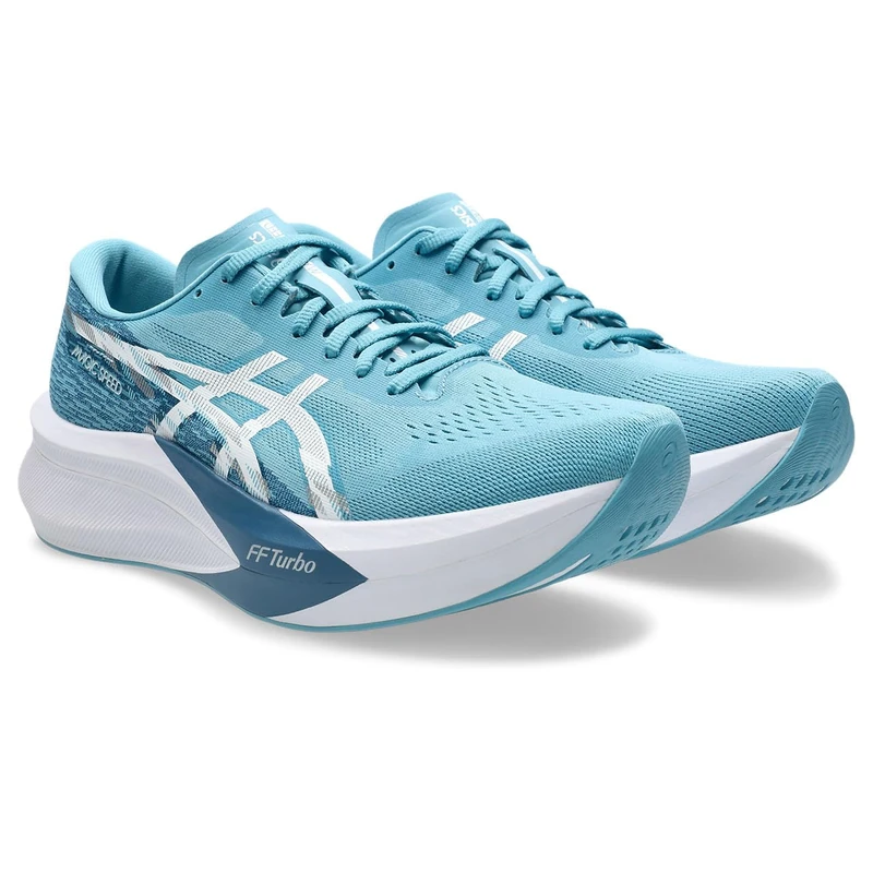 ASICS Men's Magic Speed 4 Sneaker, Stillwater White, 13 UK