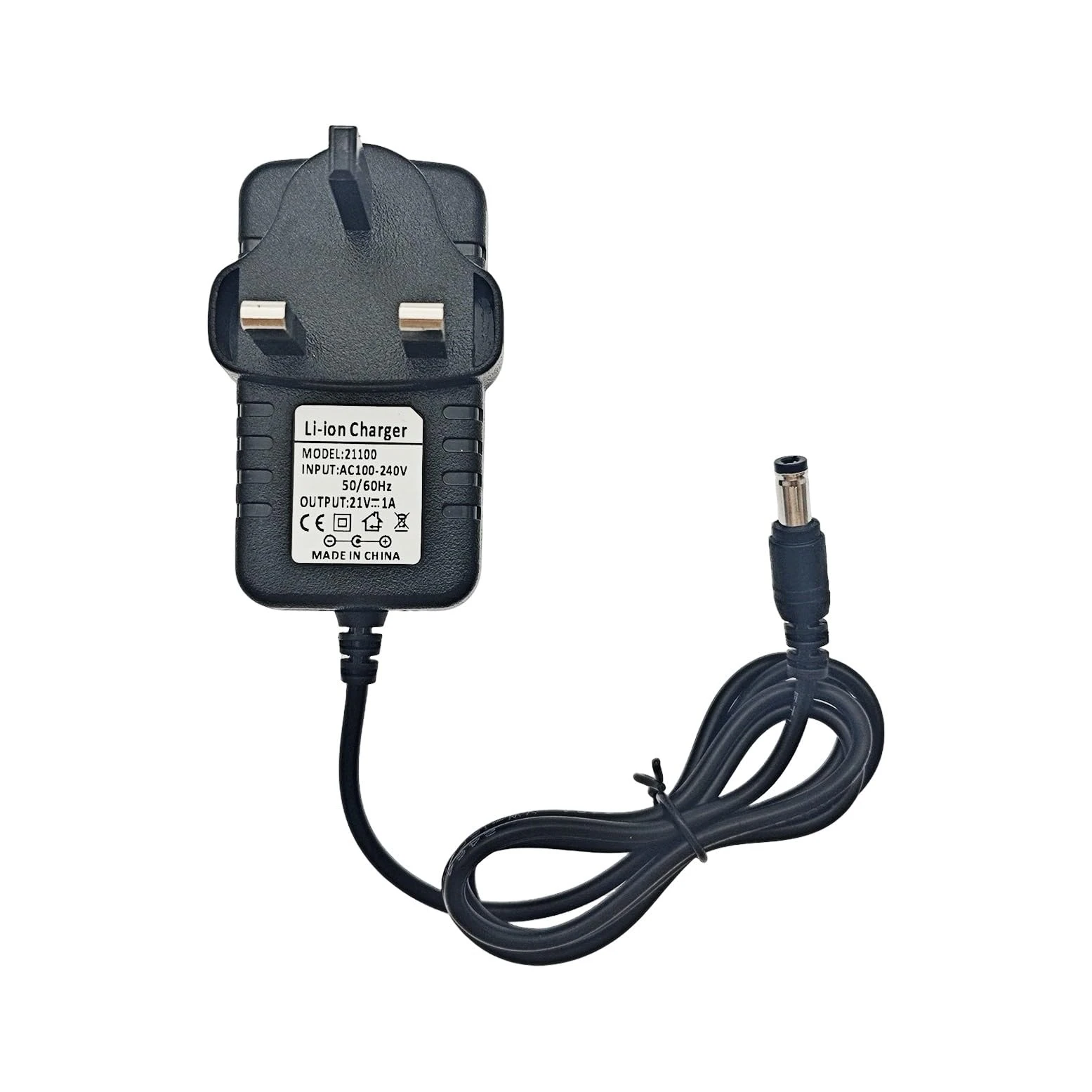 JZK DC 21V 1A Power Supply Adapter, Replacement Charger Adapter Charging Cable, Universal AC Charging Adapter Converter Adapter Driver Transformer, 1000mA Wall Charger with Indicator Light