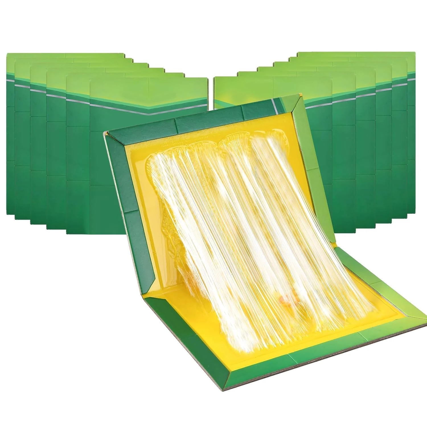 Old Tjikko Pest Trap Board, 12 Pack Multi-Insect Sticky Pads, Super Glue Sticky Catch Mats for Indoor, Outdoor, Home, Kitchen, Garden