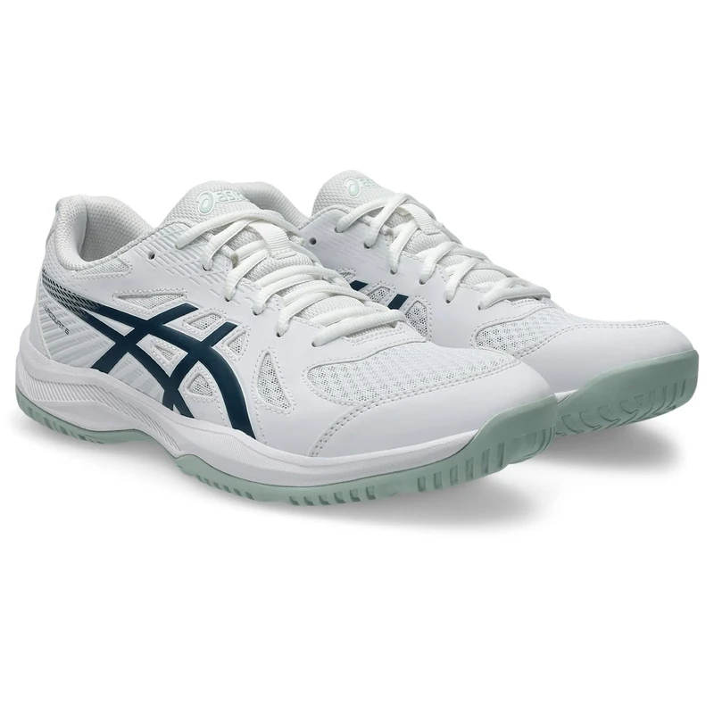ASICS Mens Upcourt 6 Sneaker, White Tranquil Teal, 8.5 UK - Image 1