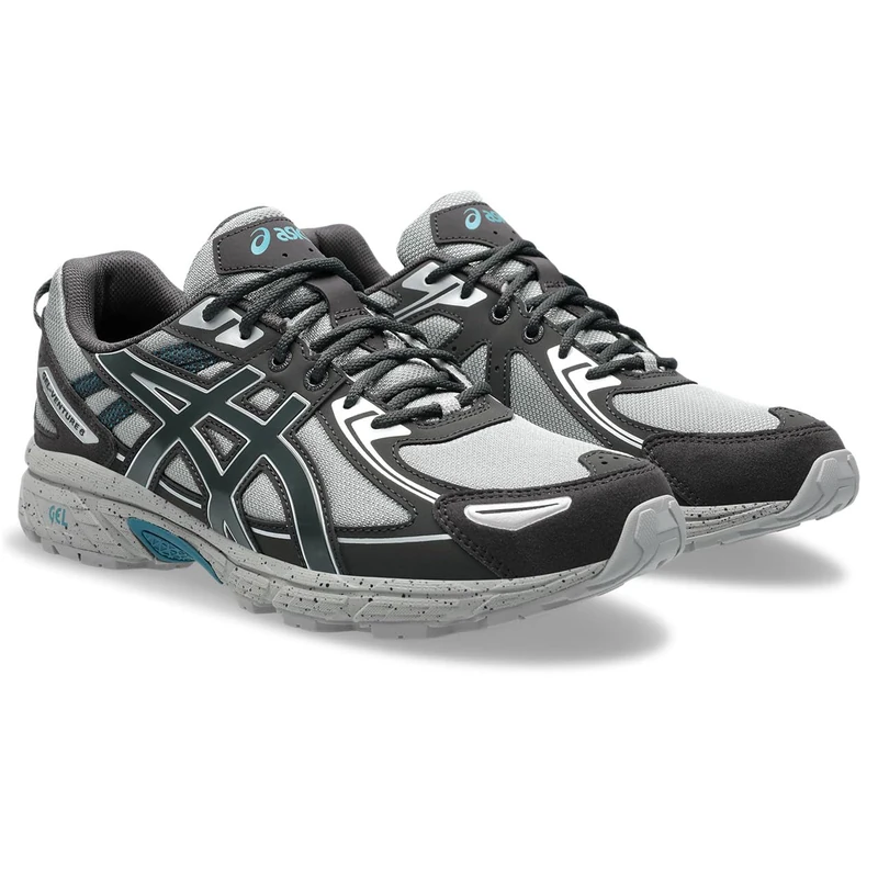 ASICS Men's Gel-Venture 6 Sneaker, Cement Grey Obsidian Grey, 5.5 UK