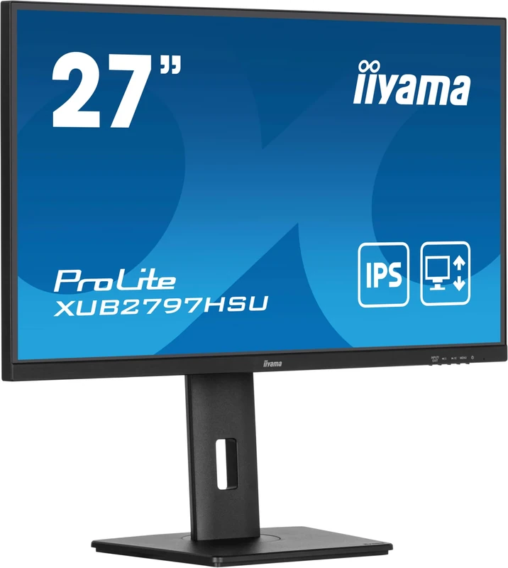 iiyama XUB2797HSU-B2 27 inch IPS slim bezel, 100Hz, 1ms (MPRT), 1920x1080, HDMI/DP, 2 x USB, Height Adjustable Stand, TCO09 & TUV-GS, 5 Yr Warranty