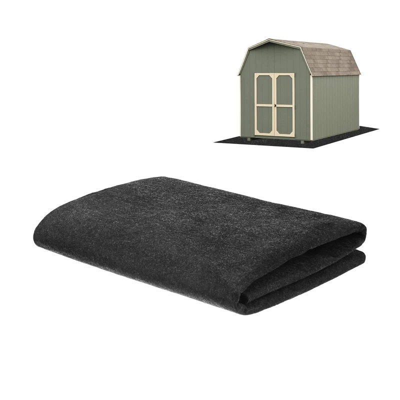 M METERXITY Outdoor Storage Shed Mat, 2x2.5 FT Waterproof Small Shed Flooring Mat for Patio Furniture Floor Protecting from Wear/Liquid/Dust/Oil, Non-Slip Carport Pad [Grey] - Image 1
