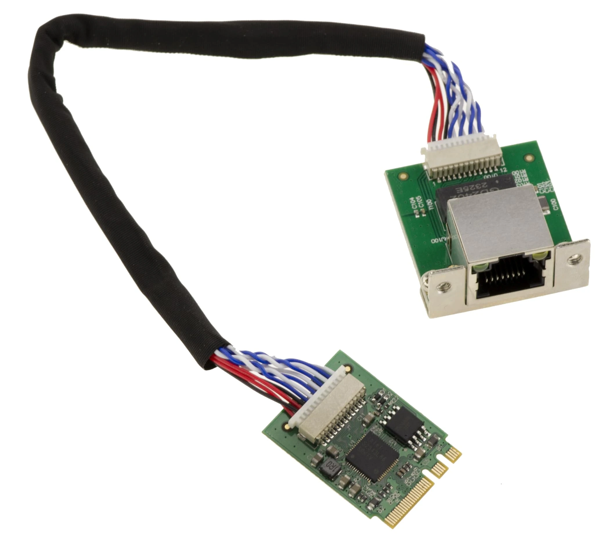 KALEA-INFORMATIQUE M2 M.2 NGFF E A Key 2.5 Gigabit RJ45 LAN Ethernet 10 100 1000 1000 1G 2.5G Card with Intel I226 SRKTV Chipset