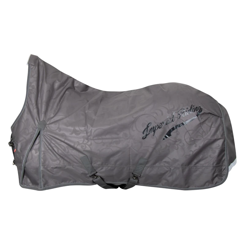 Imperial Riding IRH Super-Dry Outdoor Blanket, 100 g, Waterproof & Breathable, 600D Polyester 100 g Filling, Robust Winter Blanket for Horses, Elegant Design & Comfortable Fit, Tornado, 115 - Image 1
