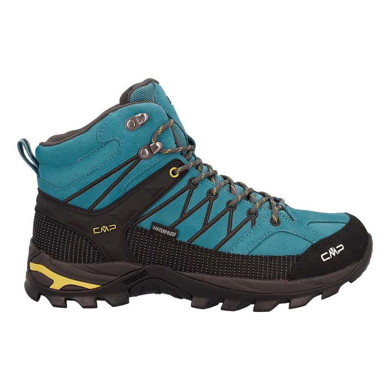 CMP Mens Rigel Mid Trekking Shoes Wp, Nilo-Gold Green UK 12