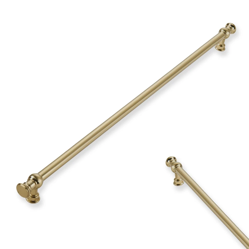 ZAUYX 5Pack 12inch(305mm) Hole Center Champagne Bronze Cabinet Pulls Solid Heavy Duty Kitchen Cabinet Hardware for Cupboard Drawer Pulls Cabinet Handle