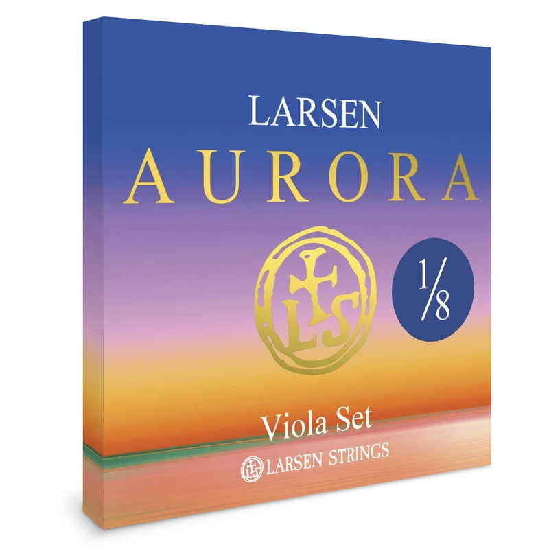 LARSEN Strings Aurora Viola Strings Medium 1/8