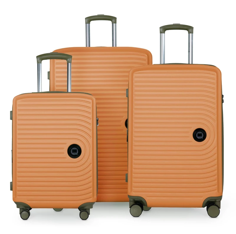 Hauptstadtkoffer - Mitte - Hard Shell Luggage on Wheels, Apricot, Set, Suitcase Set