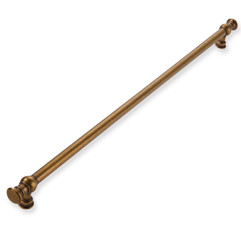 ZAUYX 1Pack 18inch(457mm) Hole Center Appliance Pulls Antique Brass Cabinet Pulls Solid Heavy Duty Kitchen Cabinet Hardware for Cupboard Drawer Pulls Cabinet Handle