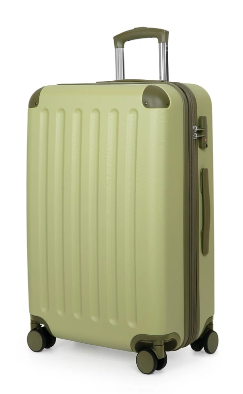 Hauptstadtkoffer Spree – Medium Hardshell Suitcase, TSA Lock, 4 Wheels, Trolley Luggage, Rolling Suitcase, Travel Case with Expandable Capacity, 65 cm, 74 Liters, Kiwi
