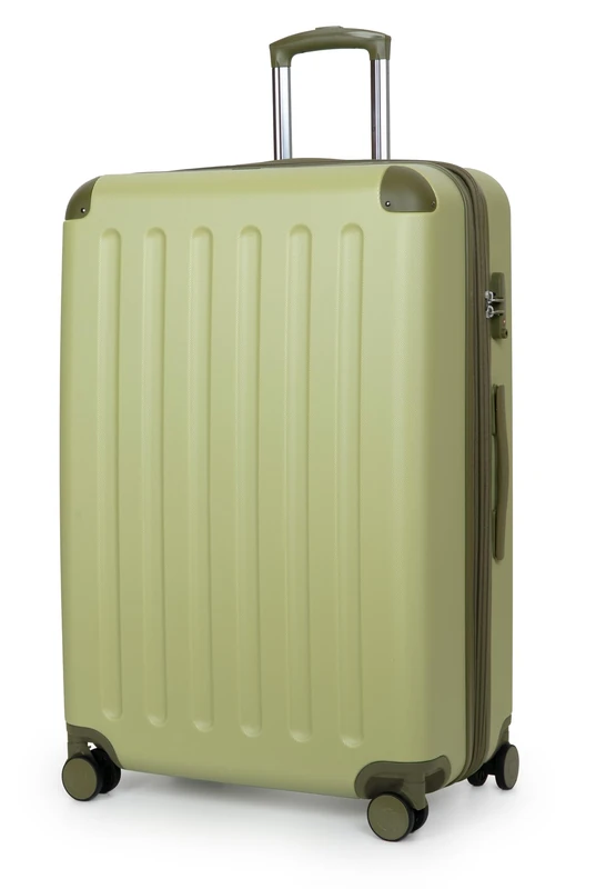 Hauptstadtkoffer Spree – Large Hardshell Suitcase, TSA Lock, 4 Double Wheels, Trolley Luggage, Rolling Suitcase, Travel Case with Expandable Capacity, 75 cm, 119 Liters, Kiwi