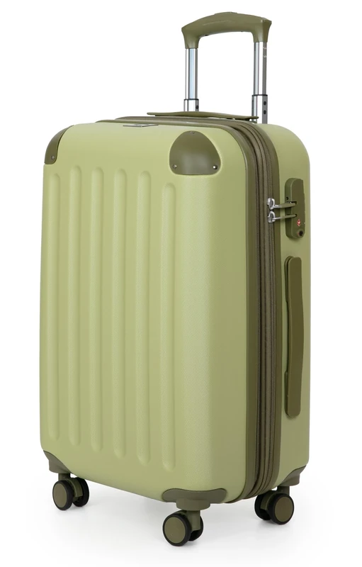 Hauptstadtkoffer Spree Hard Shell Suitcase Trolley Suitcase 4 Double Wheels, Kiwi, 55 cm (S), 55 cm Carry-on Luggage