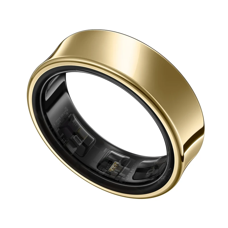 Samsung Galaxy Ring, Smart Ring, No Subscription Fee, AI-Powered Health, Sleep/Heart Rate/Stress Monitor, Size 13, Titanium Gold, 2 Year Manufacturer Extended Warranty (UK Version)