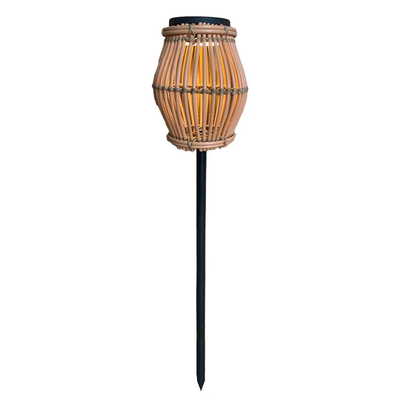 SILVINA Natural LED Solar Beacon Illuminated with Remote Control H 70 cm