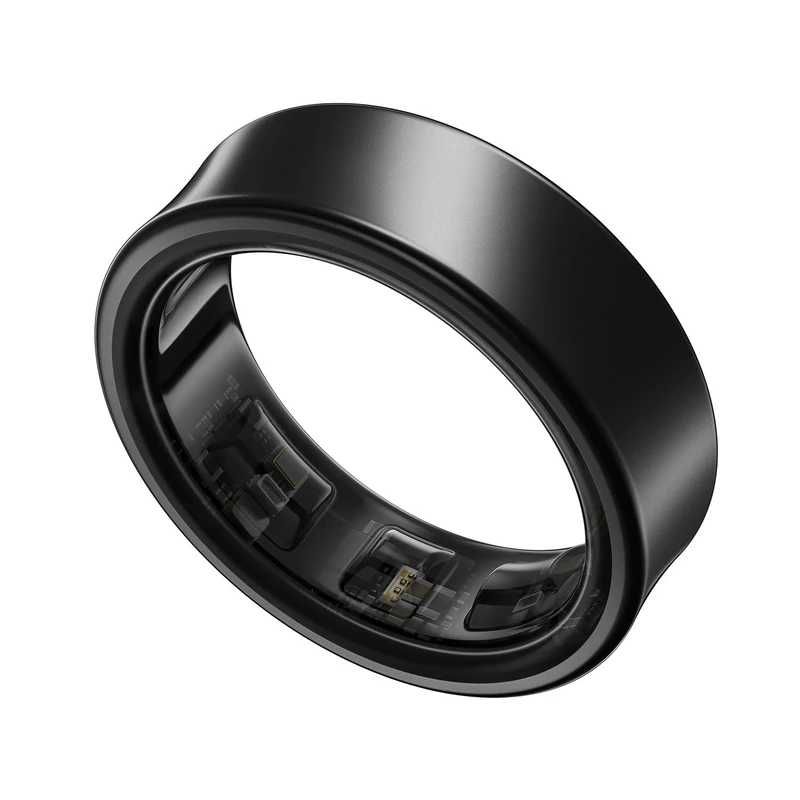 Samsung Galaxy Ring, Smart Ring, No Subscription Fee, AI-Powered Health, Sleep/Heart Rate/Stress Monitor, Size 11, Titanium Black, 2 Year Manufacturer Extended Warranty (UK Version)