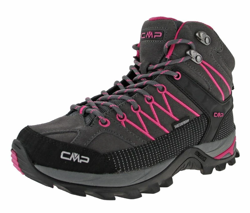 CMP Womens Rigel Mid Wmn Trekking Shoes Wp, Terra-Bubblegum UK 3