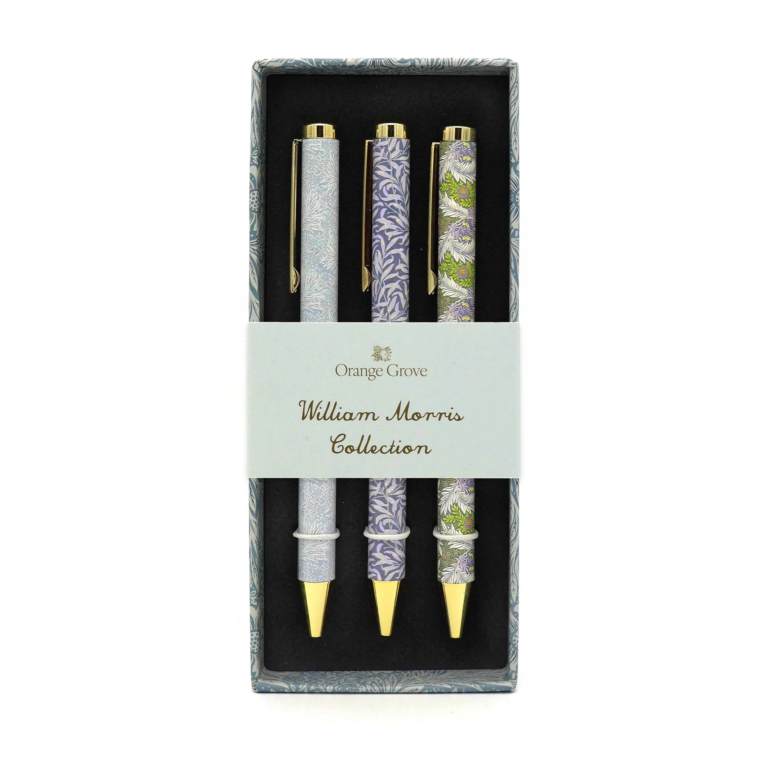 Robert Frederick William Morris Mixed Design Ballpoint Pens in Gift Box – Set of 3 Pens