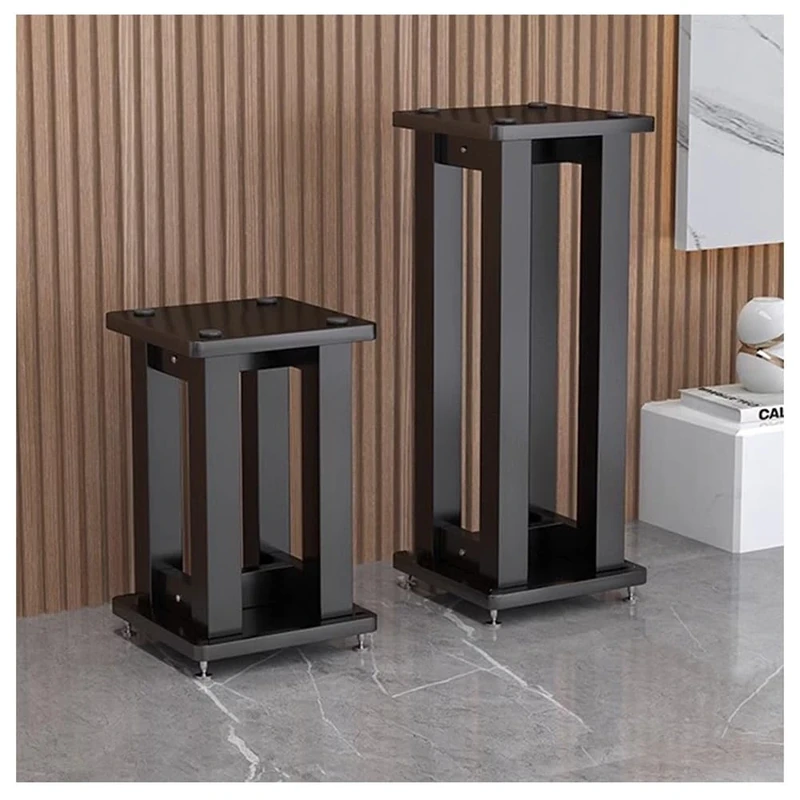 exproyzk Subwoofer Speaker Stands 1 Pack Subwoofer Speaker Base Stand Platform with Fixed Copper Nails Audio Isolation Feet(Black,22 * 25 * 30cm)