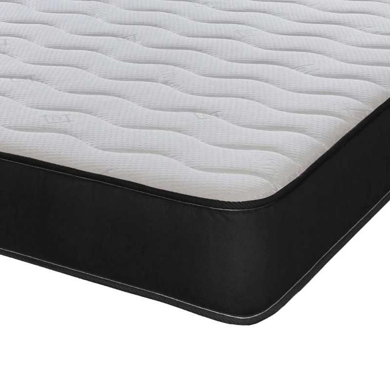 eXtreme comfort ltd Hybrid Cooltouch Colours Mattress | Black | Shorty (75 x 175cm) | Memory Foam and Coil Spring | Cooltouch Breathable Cover | Plush Comfort | UK Made