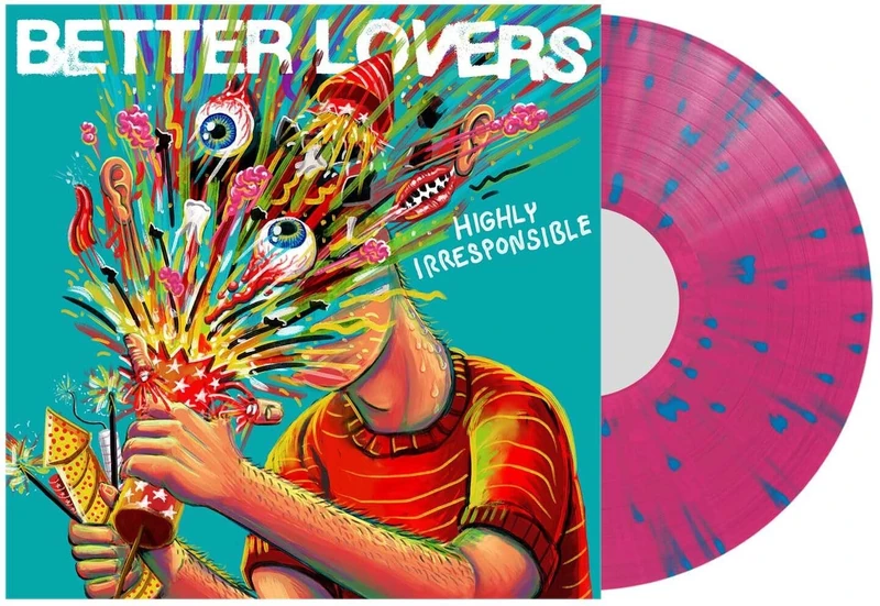 Highly Irresponsible - Pink & Blue Splatter [Vinyl LP] [VINYL] - Image 1