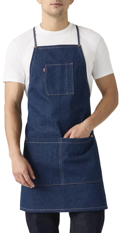 Levi's Men's Adjustable Denim Apron APRON, Z9999 CNY BLACK GOLD, Einheitsgröße - Image 1