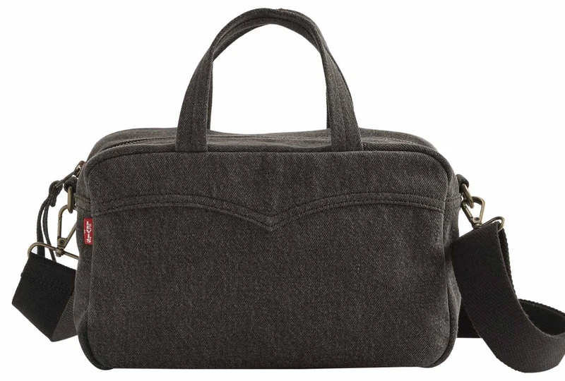 Levi's Women's REIIMAGINING Icons Presley Top Handle Bag, Black MID WASH 5, Black Mid Wash 5, One Size - Image 1